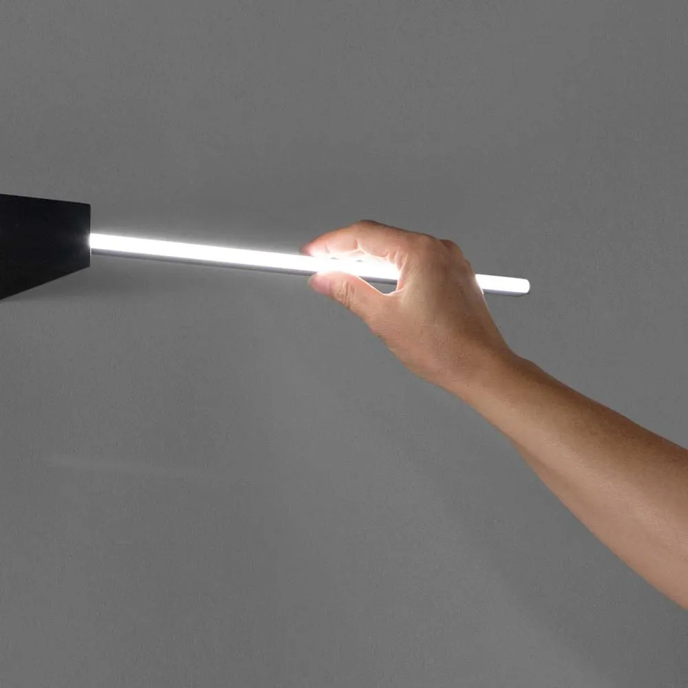 Netlighting Theo 2 Light Integrated LED Wall Lamp Black 900Lm 3000K 2