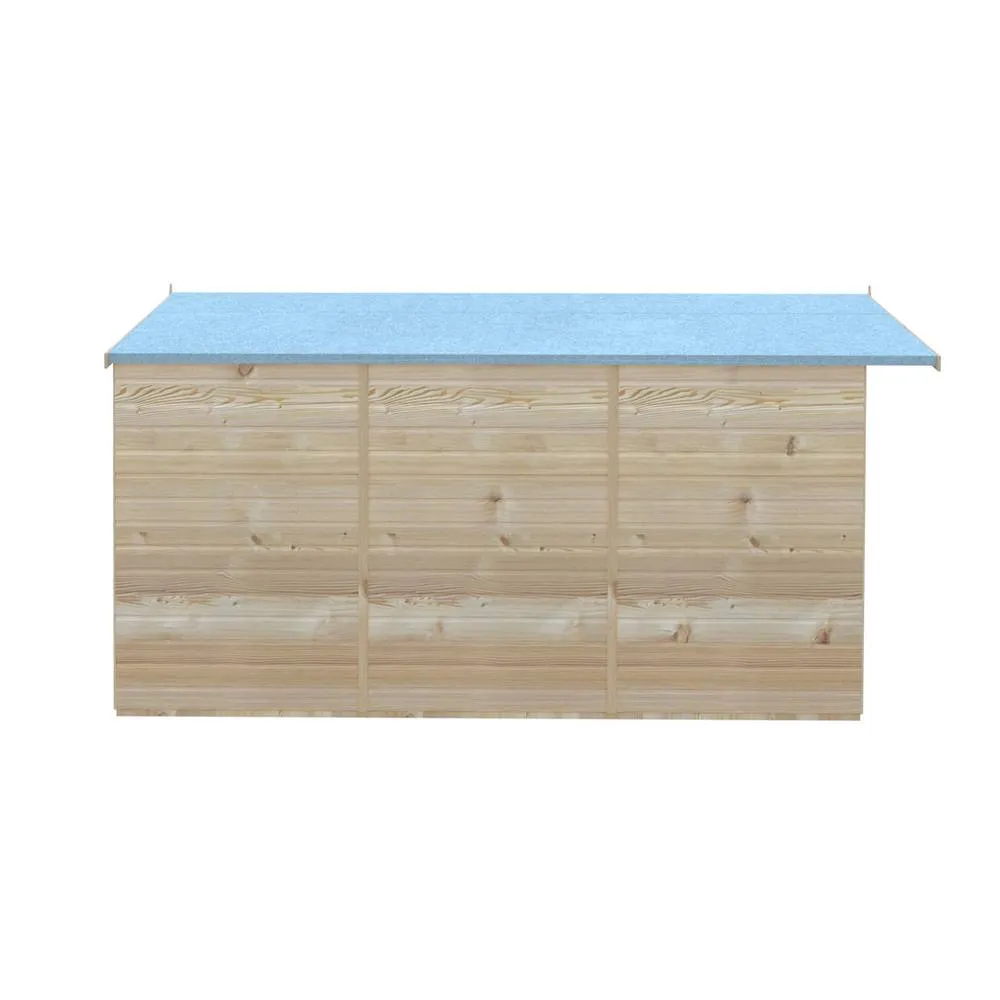 Shires Delmora 8x12 Shiplap Summerhouse - Wood - L358.2xW245.6xH217.4 cm in Light Brown 5