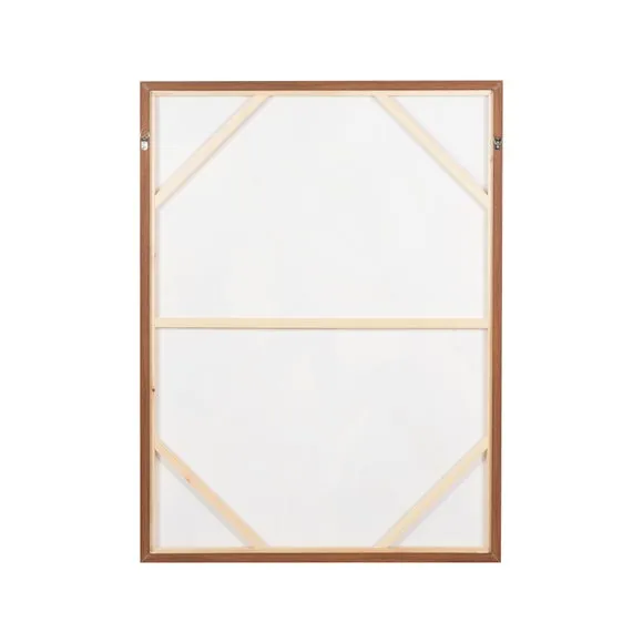 White & Natural Floral Framed Canvas 6