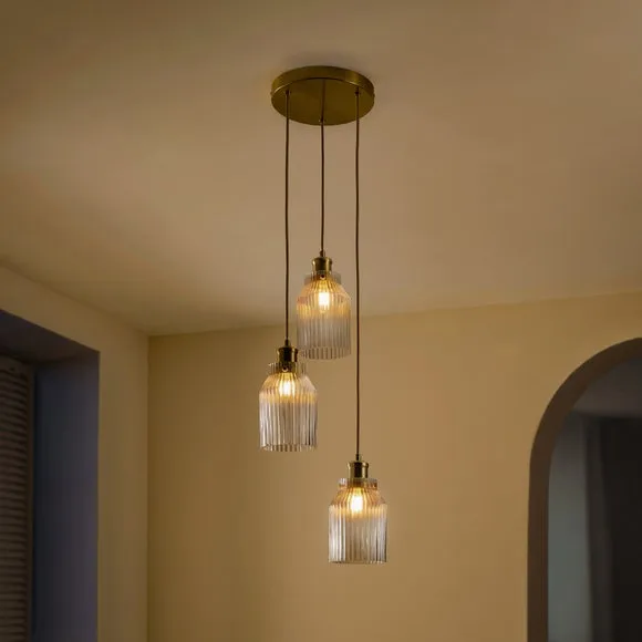 Tobias 3 Light Adjustable Cluster Ceiling Light 2