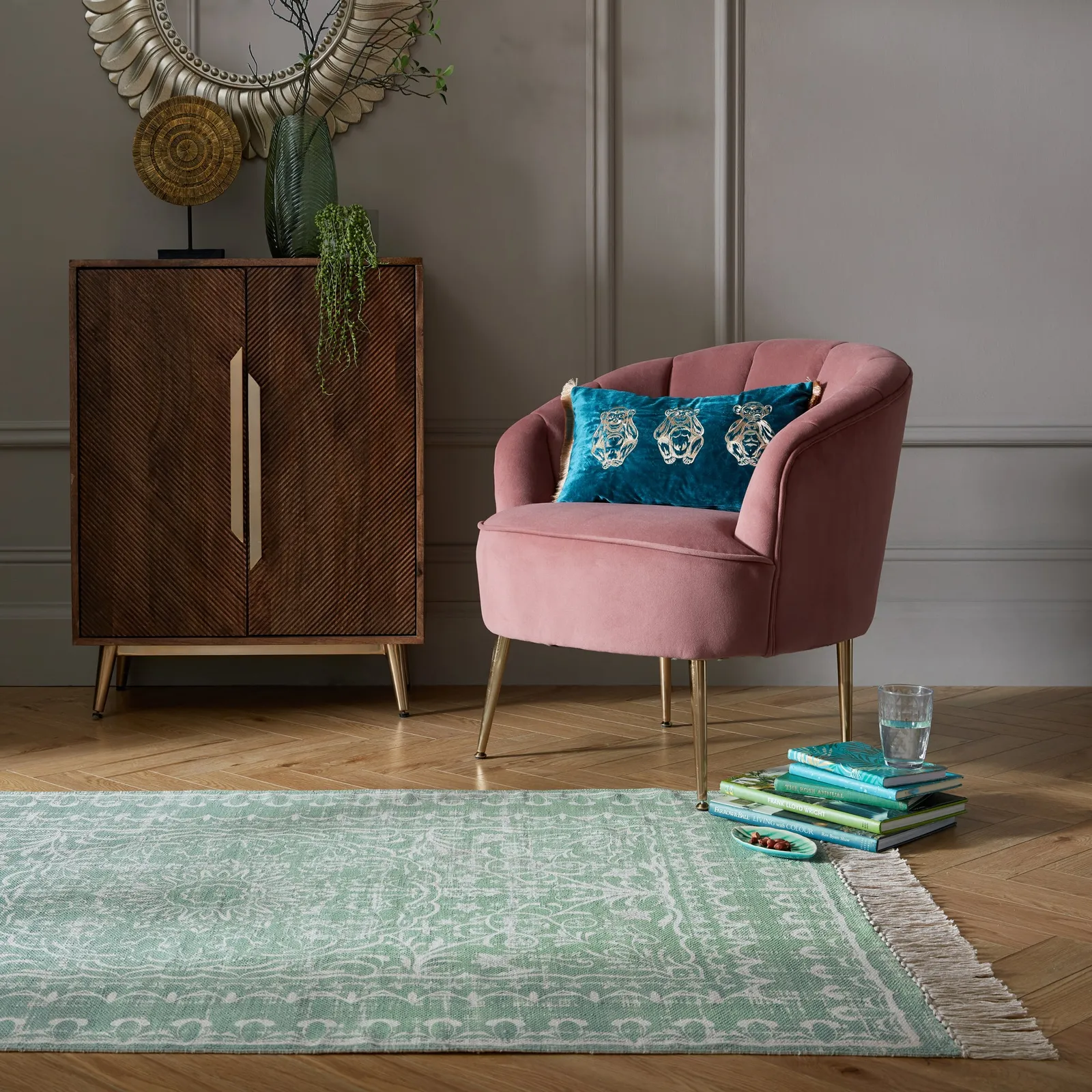 Medallion Cotton Rug Medallion Cotton Lilypad