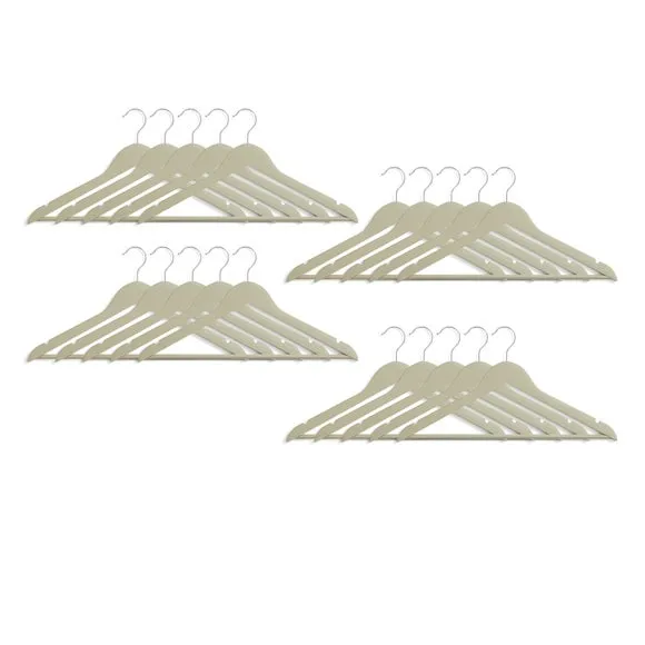 Pack of 20 Wooden Hangers 2