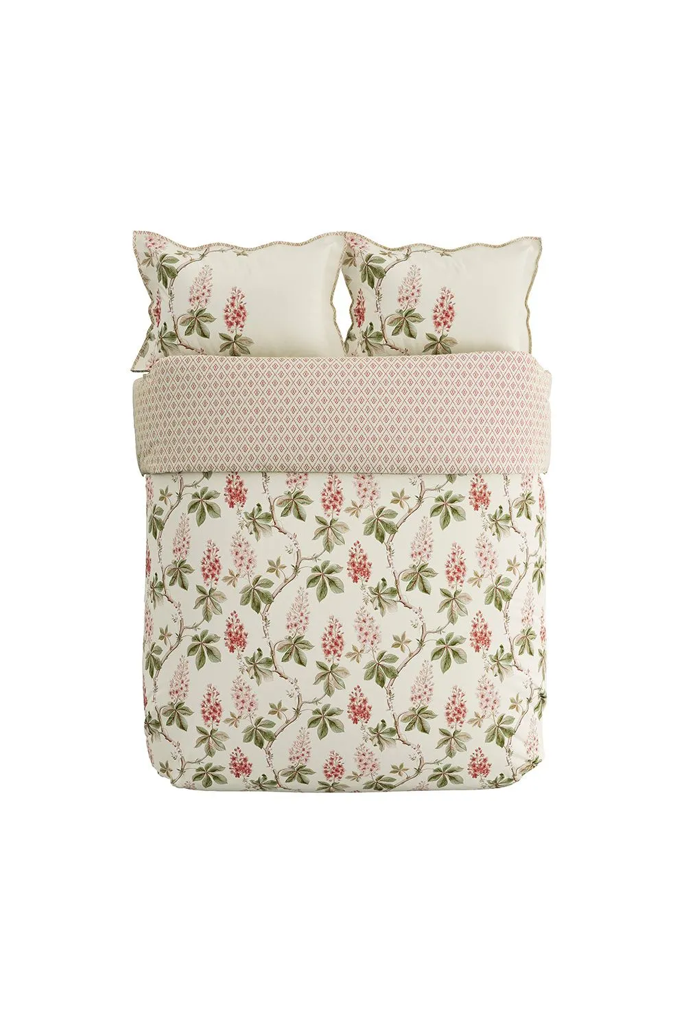 Sanderson 'Chestnut Tree' Cotton Duvet Cover Set in Cream 4