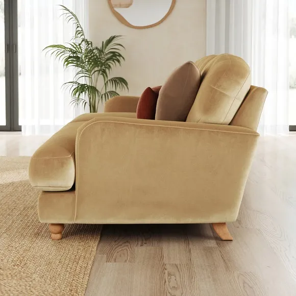 Martha Vintage Velvet 2 Seater Sofa 2