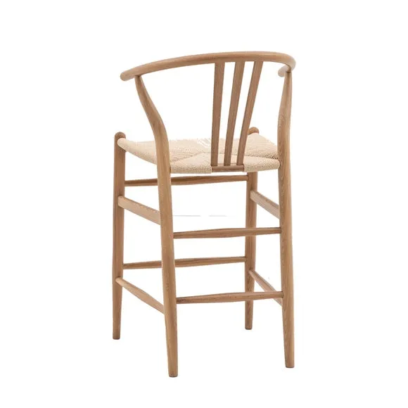 Walsall Set of 2 Bar Stools, Elm 4