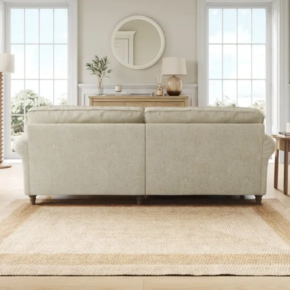 Flori Soft Chenille Corner Chaise Sofa 3