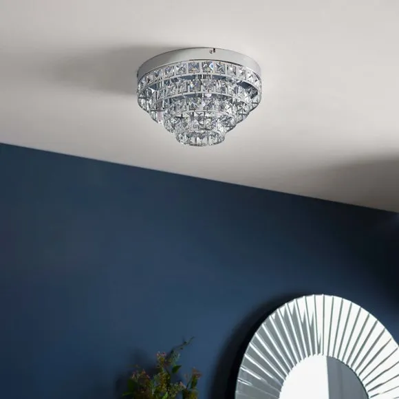 Vogue Motown 4 Light Jewel Flush Ceiling Light 2