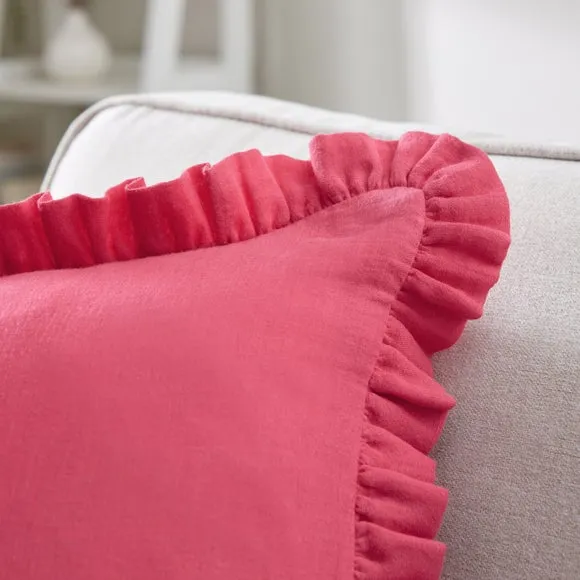 Frilled Gauze Square Cushion 2