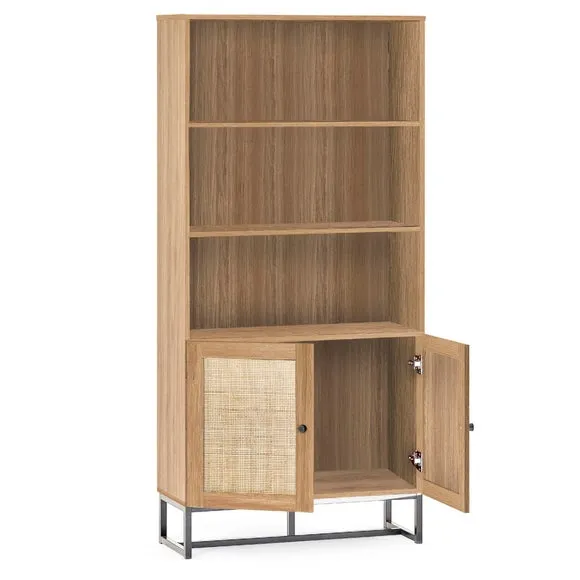 Hollis Tall Bookcase, Oak 3