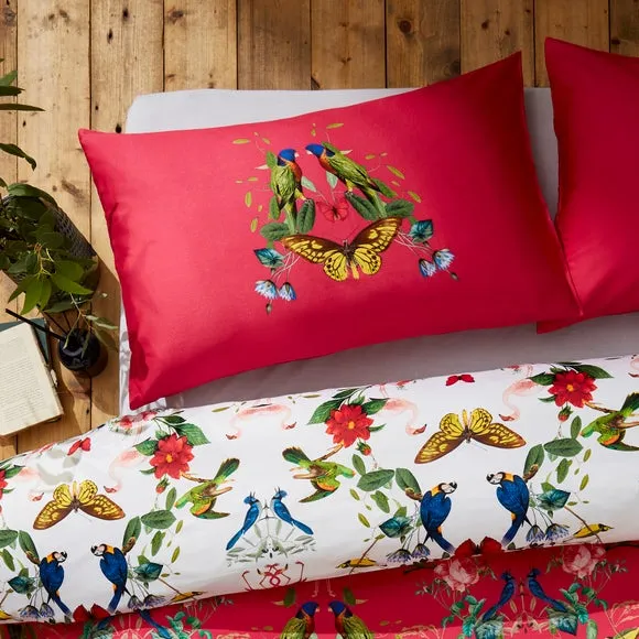 Tropical Kaleidoscope Cotton Duvet Cover & Pillowcase Set 4