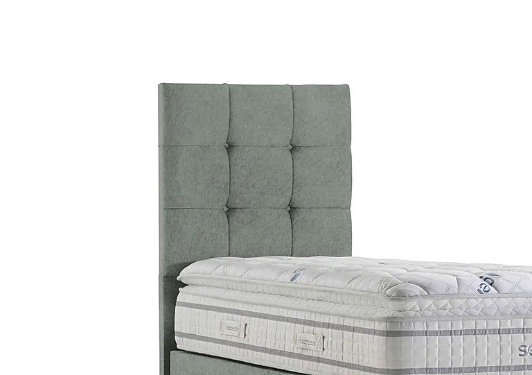 Apex Floor Standing Headboard - Single - Tweed Mint