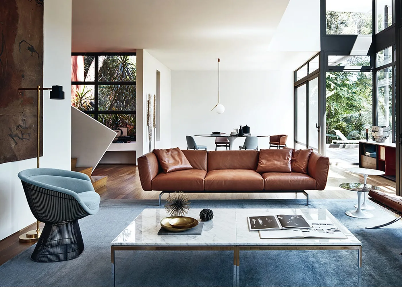 Knoll Platner Lounge Chair in Bronze and Eva Velvet 140 3