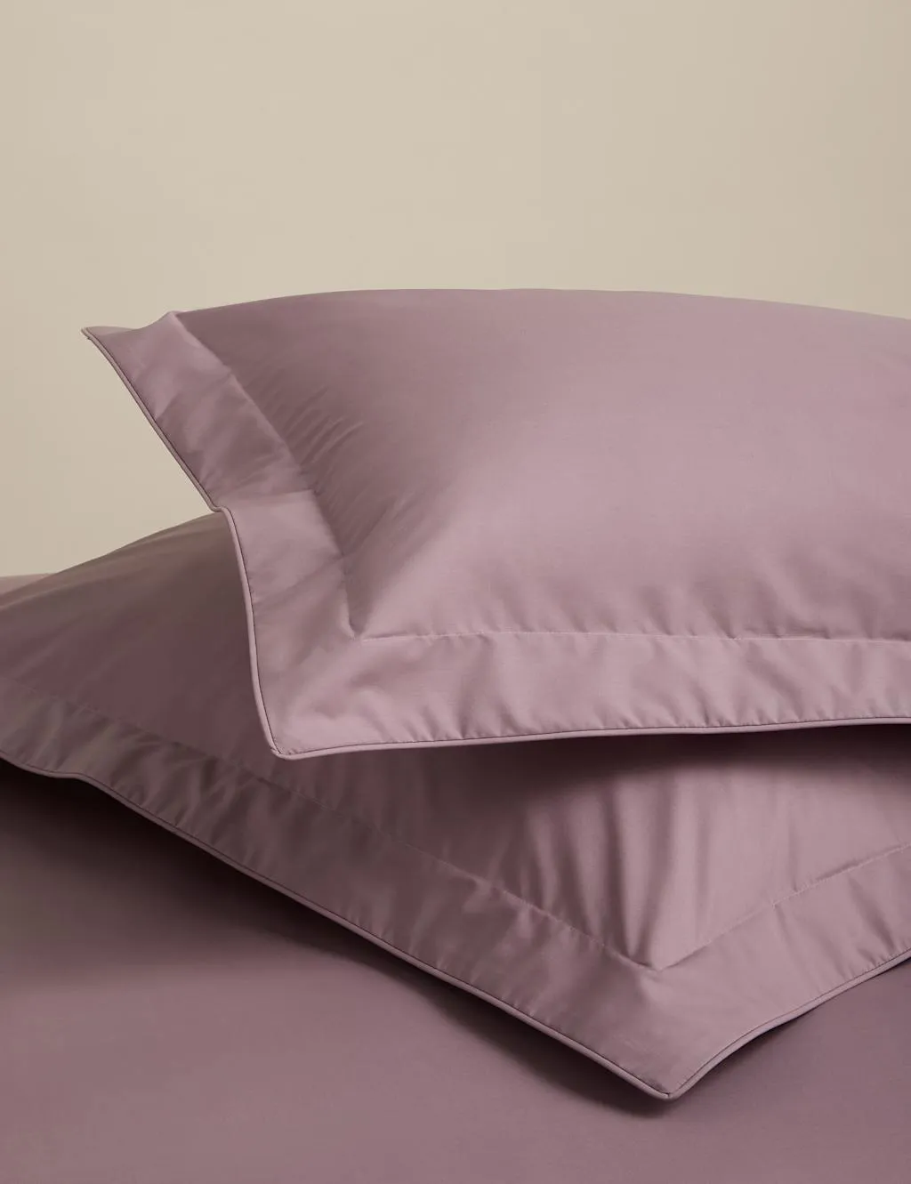 M&S 2 Pack Egyptian Cotton Oxford Pillowcases Mauve