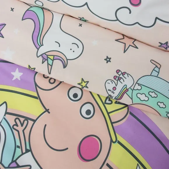 Peppa Pig Bedtime Polycotton Duvet Cover & Pillowcase Set 5