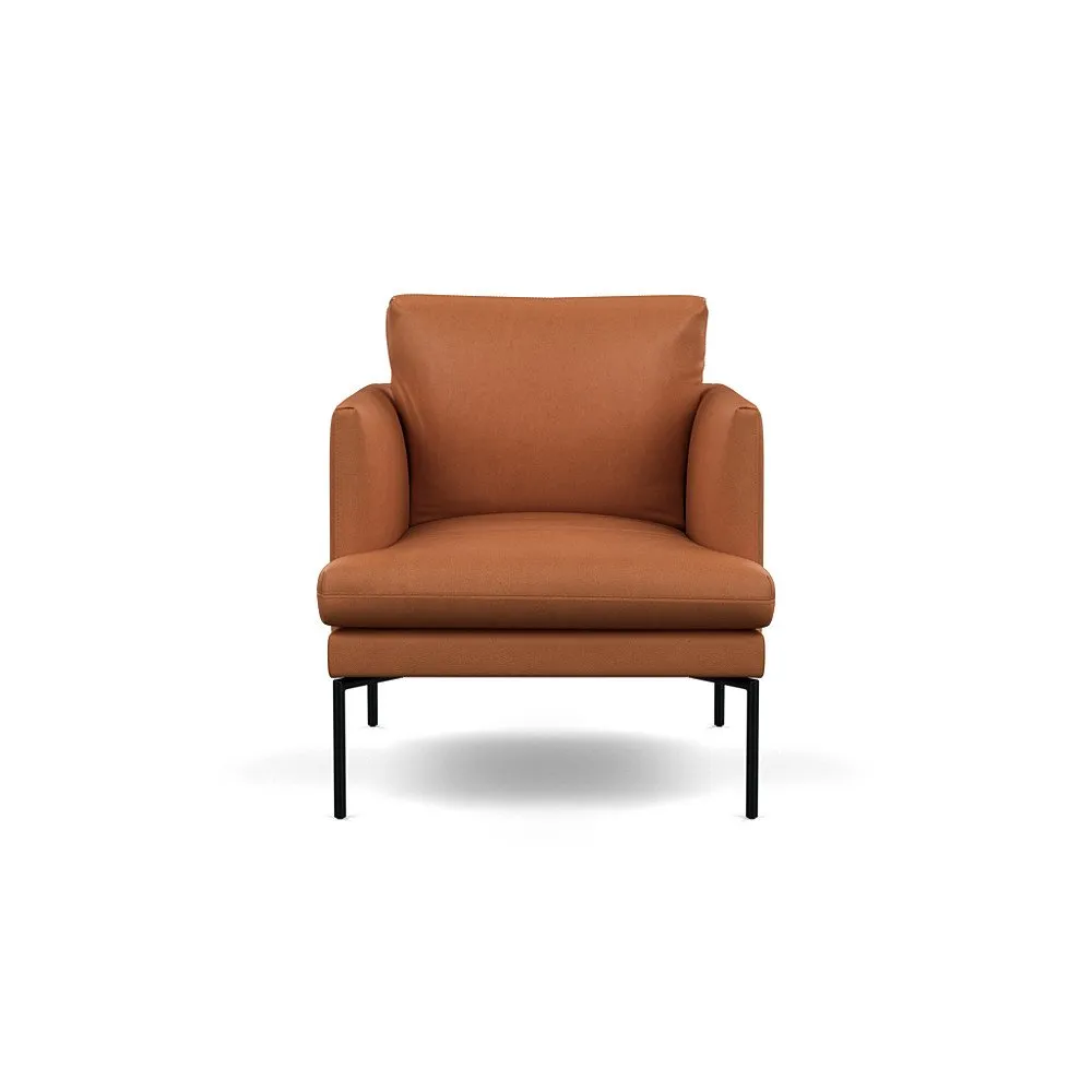 Heal's Matera 3 Seater Linea Leather White 634 Black Feet 1
