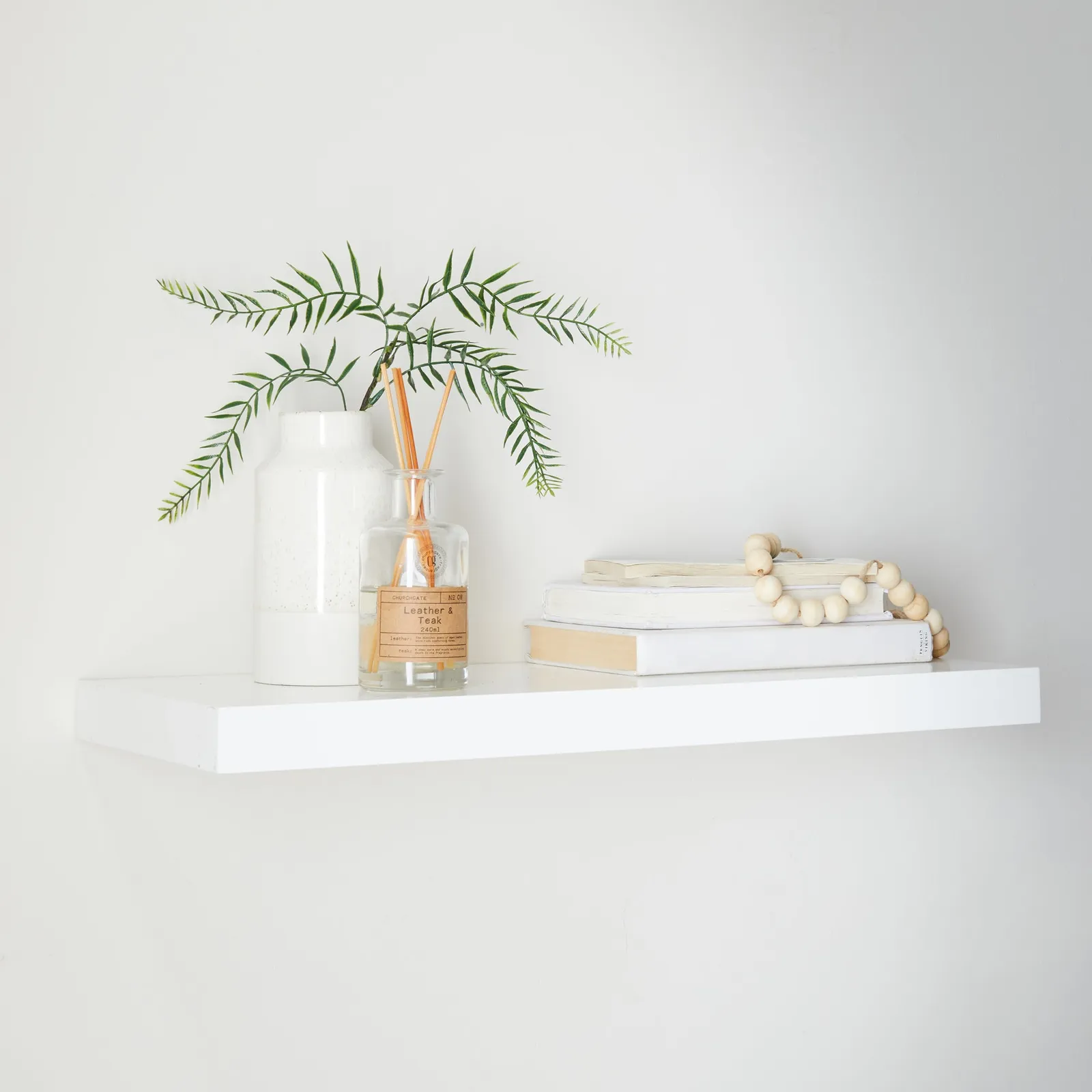 White Floating Shelf