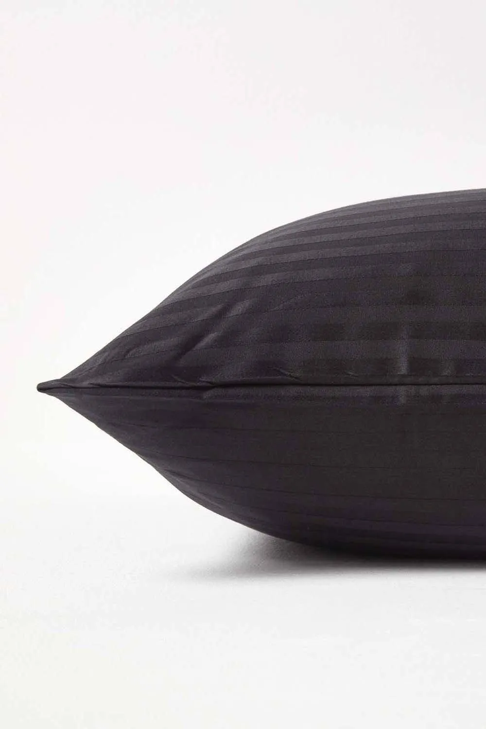 Homescapes Continental Egyptian Cotton Pillowcase 330 TC, 40 x 80 cm in Black 2