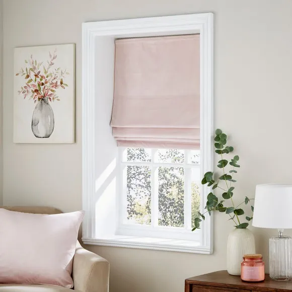 Recycled Velour Roman Blind 1