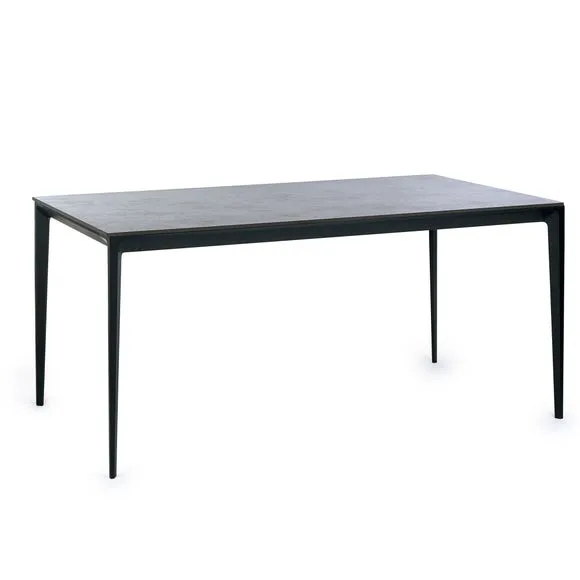 Miami 4 Seater Rectangular Dining Table, Stone 2