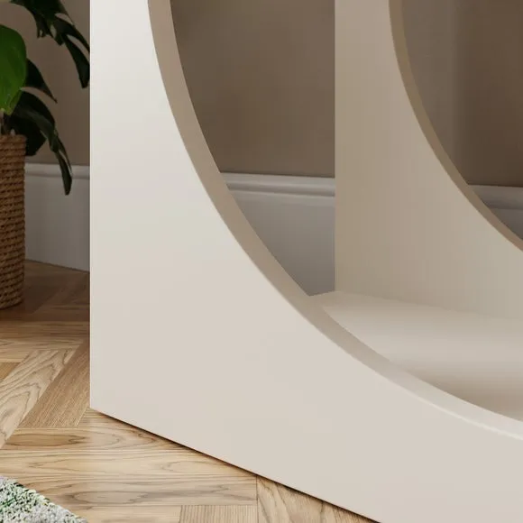 Albourne Tall Bookcase, Oak Effect 4