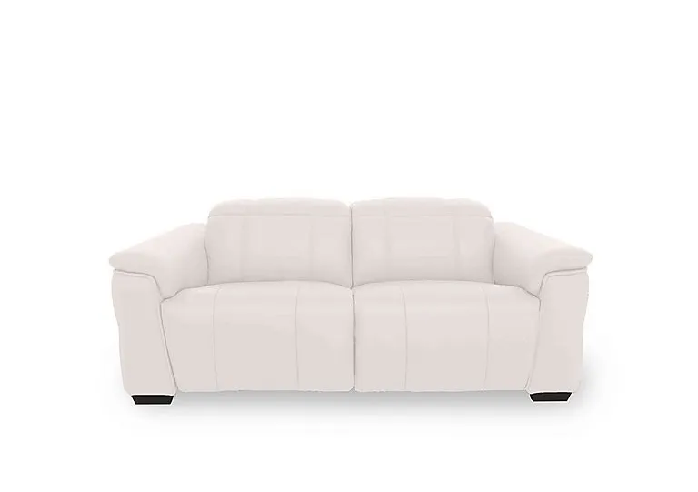 Inca NC Leather 2 Seater Power Recliner Sofa with Power Headrests - Cotton