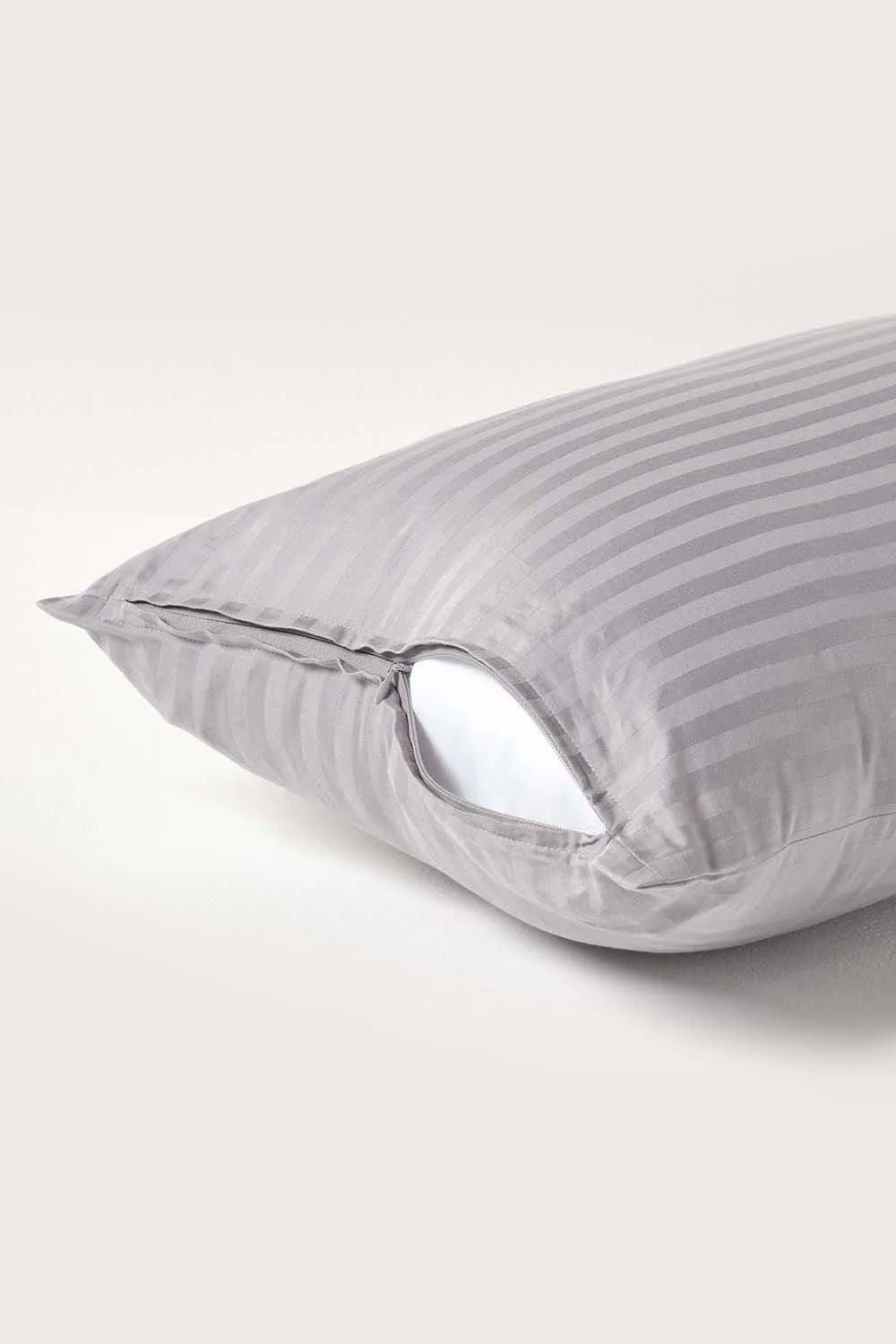 Homescapes Continental Egyptian Cotton Pillowcase 330 TC, 40 x 80 cm in Grey 3