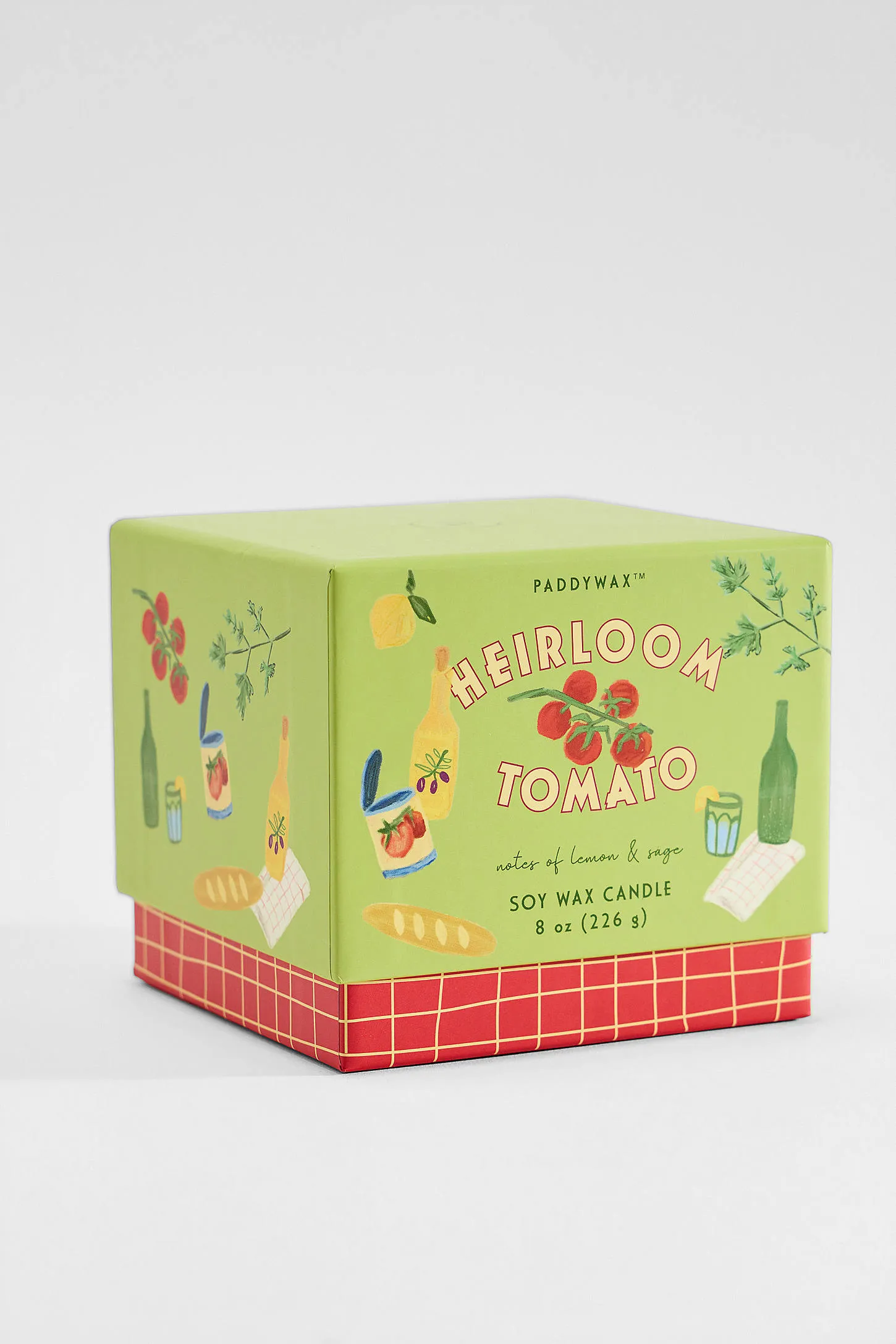 Paddywax Heirloom Tomato Ceramic Soy Wax Candle ALL 4