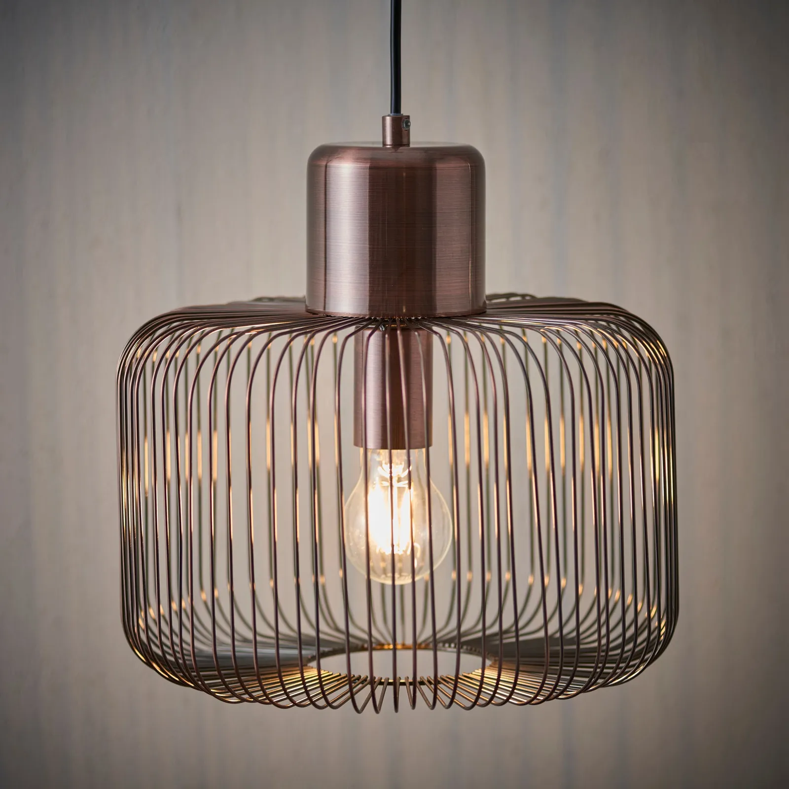 Vogue Nicola Antique Copper Pendant Light