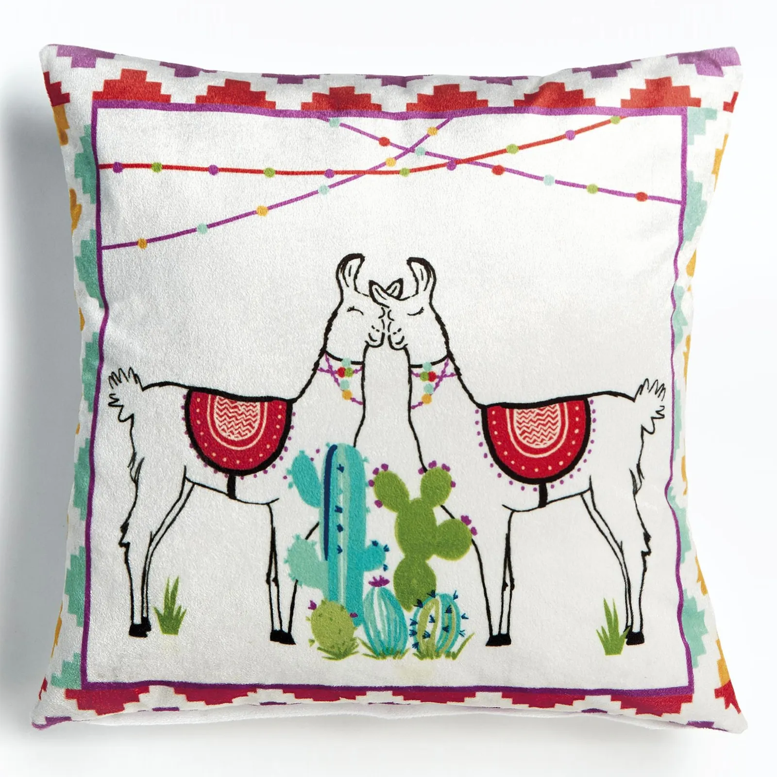 Rapport Home Happy Llamas Cushion Cover (43x43 cm) Multi