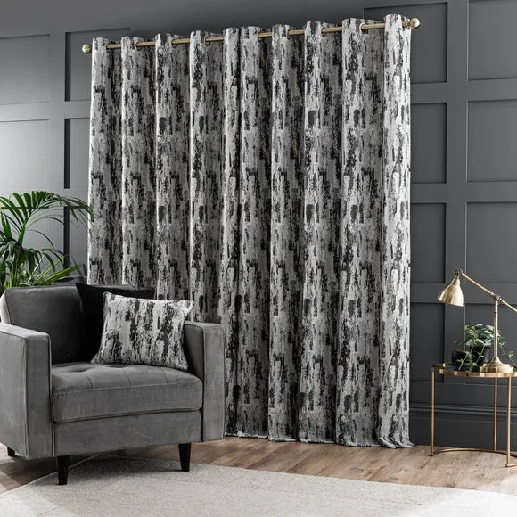 Abstract Global Eyelet Curtains (Blackout Available) 4