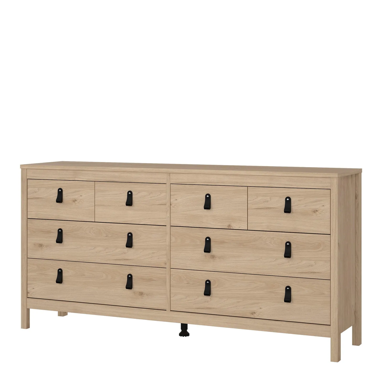 Furniture To Go Barcelona Double dresser 4+4 drawers in Jackson Hickory Oak in Light Oak 3