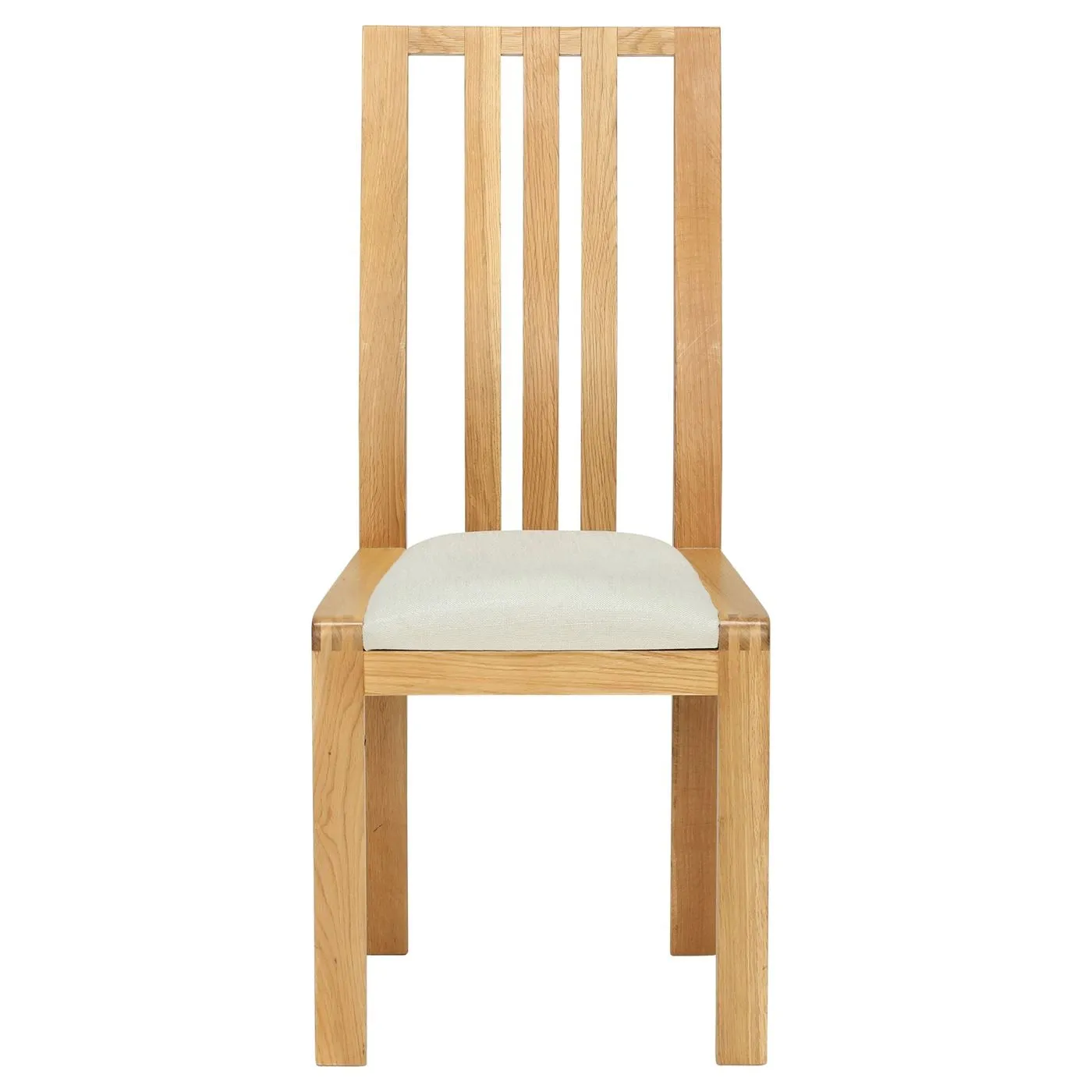 Ercol Bosco Dining Chair, Neutral Fabric | Barker & Stonehouse 4