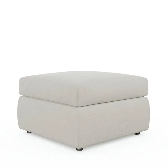 Blake Soft Texture Chenille Footstool 5