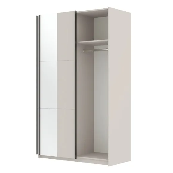 Ivan 181cm Sliding Wardrobe with 2 Mirrors 5