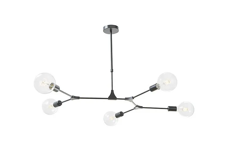 Euphemia 5 Light Semi Flush Pendant
