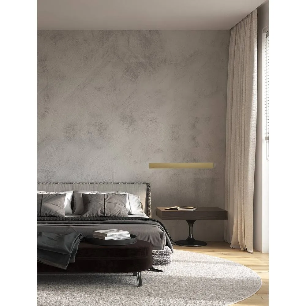 Netlighting Seline Wall Lamp Gold Aluminium LED Philips 36WV 2614Lm 3000K IP44 2