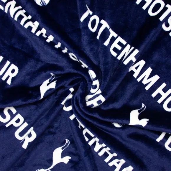 Tottenham Hotspur Line Fleece Blanket 100cm x 150cm 2