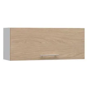 Wickes Orlando Scandi Oak Slab Narrow Wall Unit - 900mm