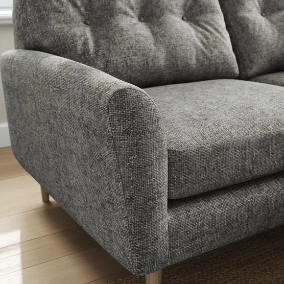 Sven Chunky Chenille Reversible Corner Chaise Sofa 5
