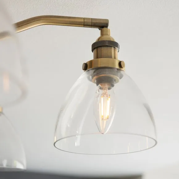 Vogue Tobermory Industrial 5 Light Adjustable Semi Flush Ceiling Light 3