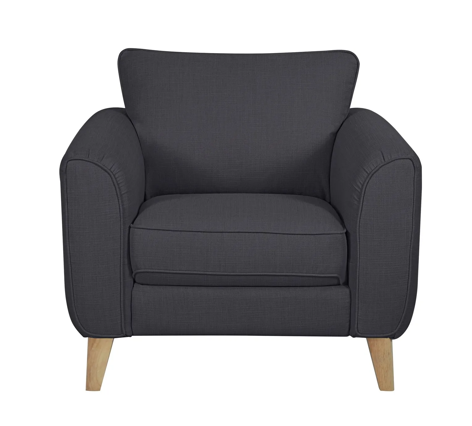Habitat Cooper Fabric Armchair - Charcoal