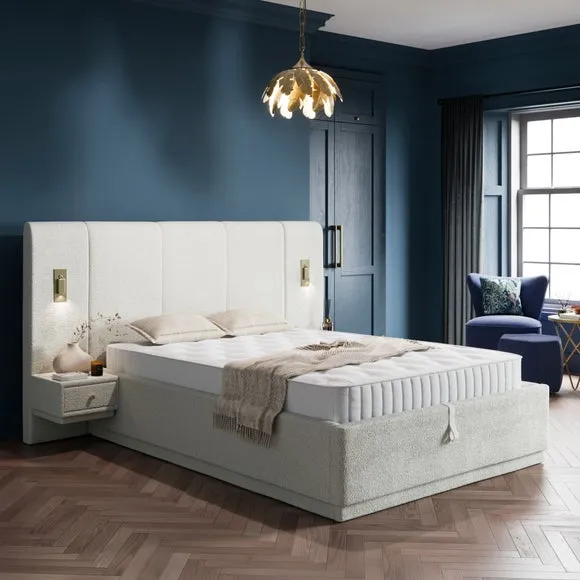 Hotel Boucle Ottoman Bed