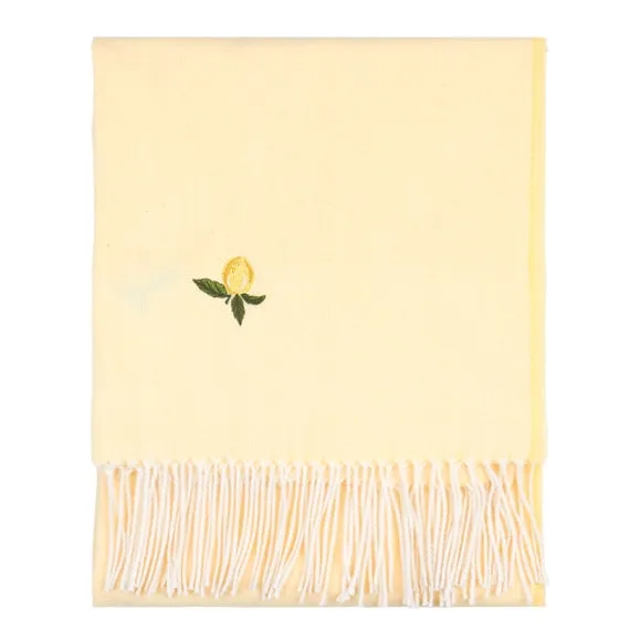 Furn. Fruits Zesty Lemon Throw Blanket 130cm x 180cm 3
