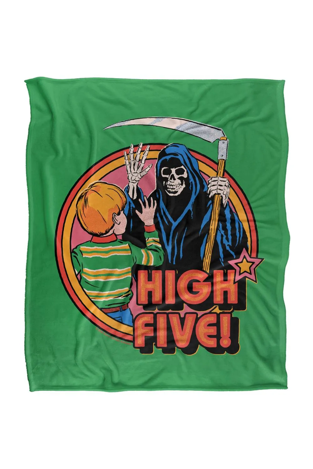 Steven Rhodes High Five Silky Touch Super Soft Throw Blanket