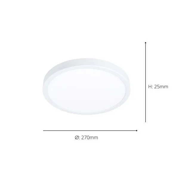 EGLO Fueva Colour Changing LED Flush Ceiling Light 3