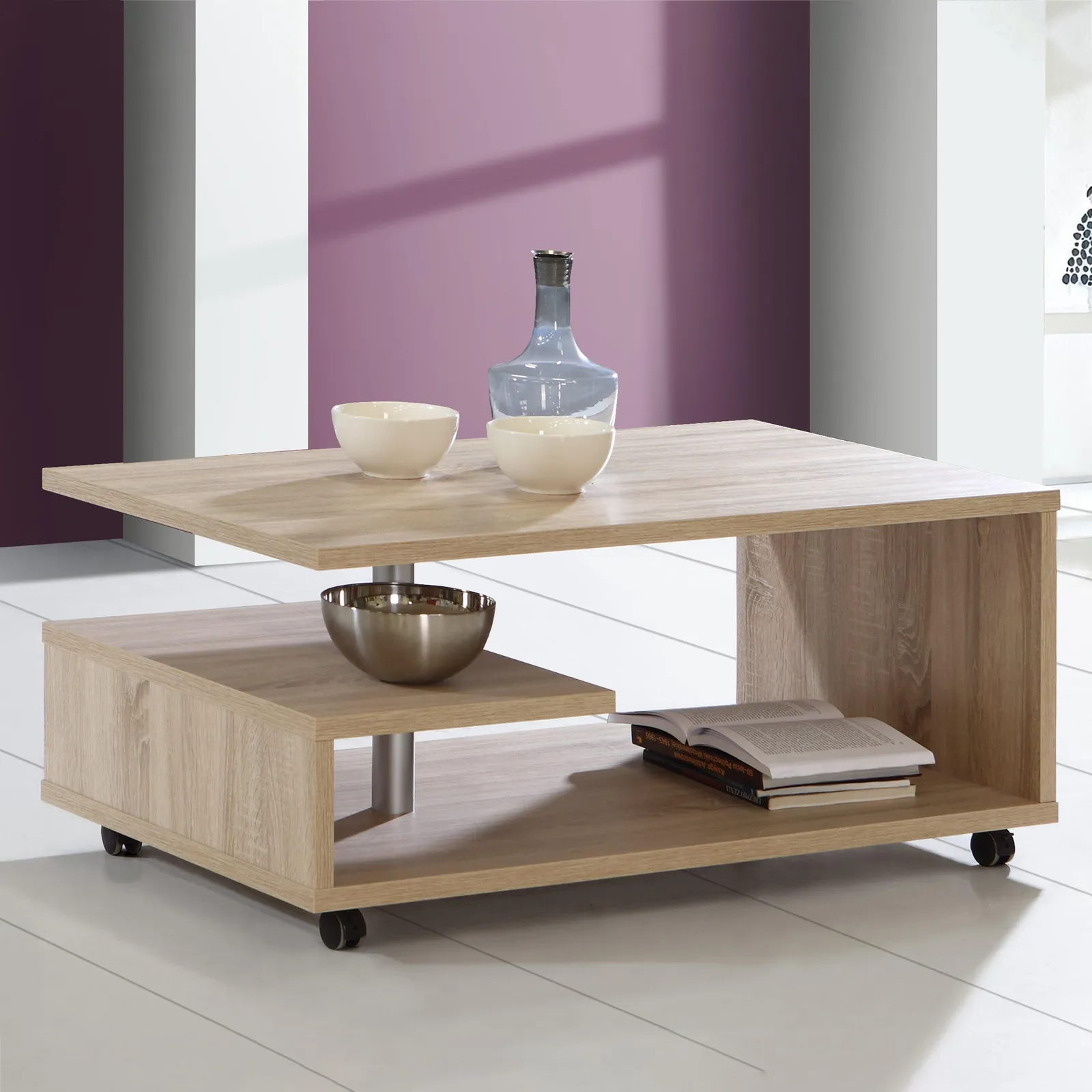 Furniture To Go Bailey Coffee Table in Light Brown 3