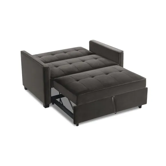 Summer Velvet 2 Seater Sofa Bed 4