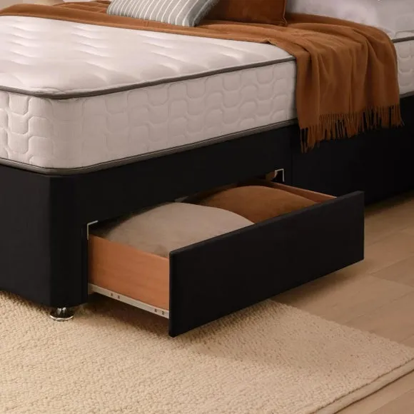 Silentnight Divan Bed With Fabric Paris Headboard and 800 Pocket Sprung Mattress 5