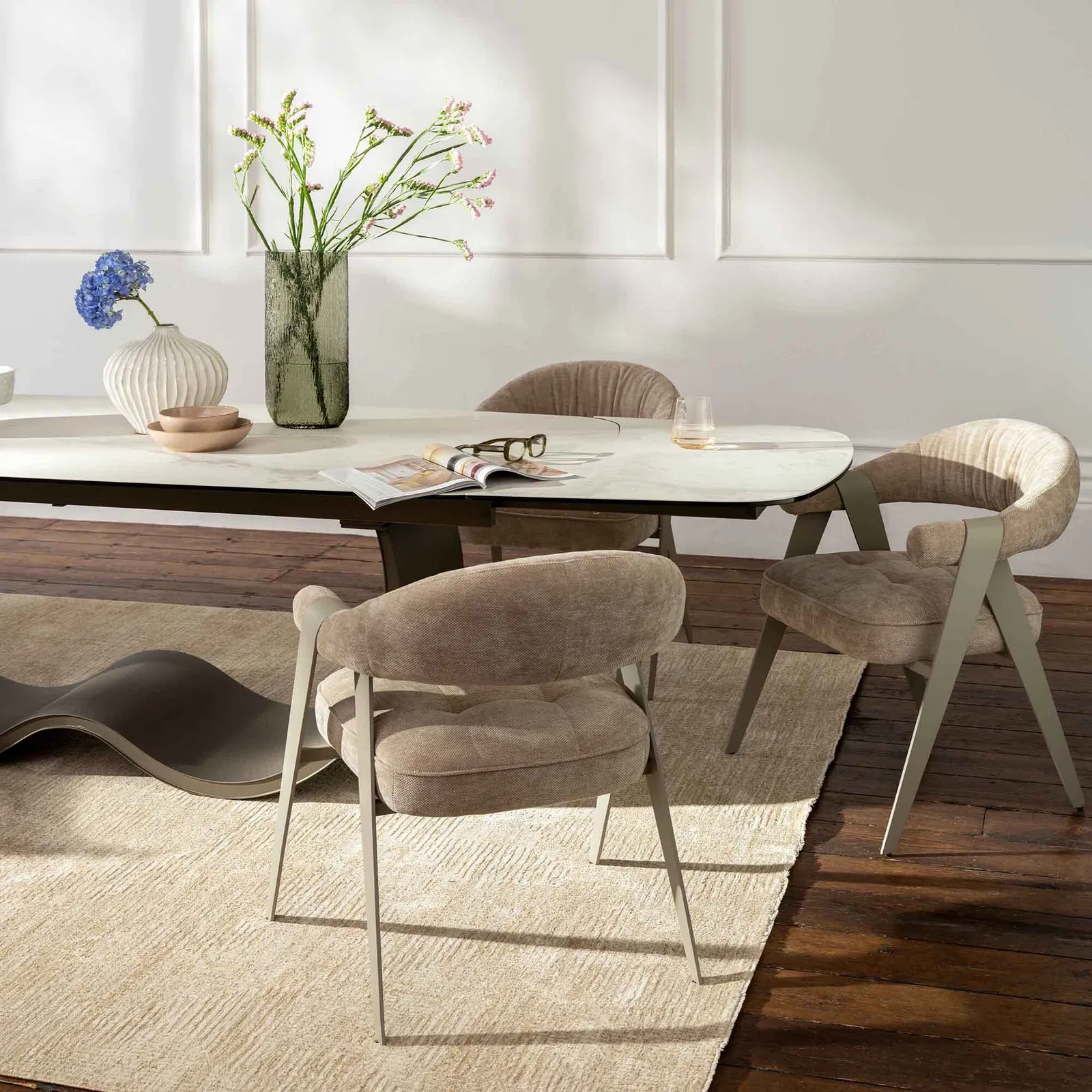 Perie Beige160X240Cm Rug, Square, Neutral Polyester | Barker & Stonehouse 2