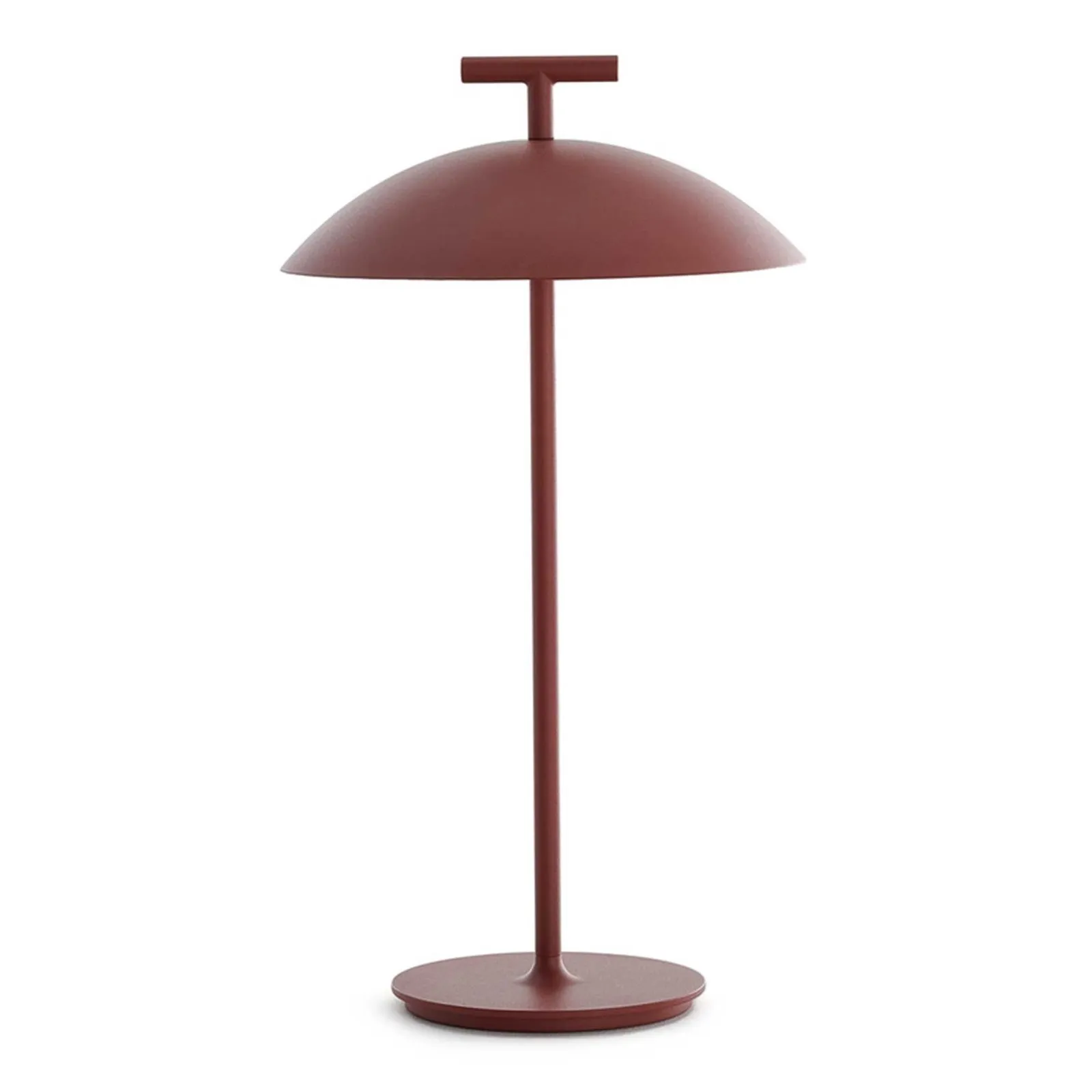 Kartell Mini Geen A Table Battery Lamp 20X36.5 Brick Red | Barker & Stonehouse